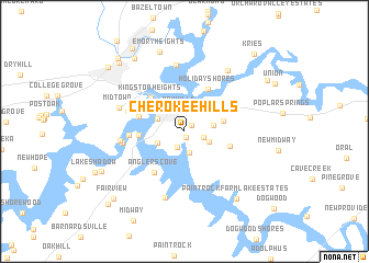 map of Cherokee Hills