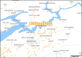 map of Cherokee Park