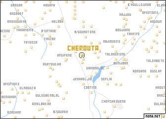 map of Cherouta