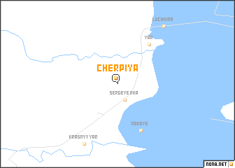 map of Cherpiya
