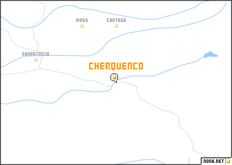 map of Cherquenco