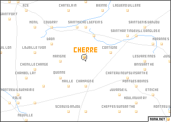 map of Cherré