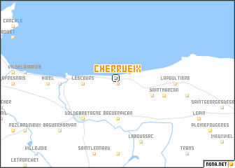 map of Cherrueix