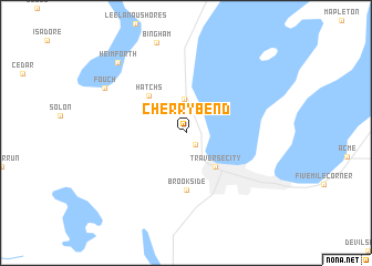 map of Cherry Bend