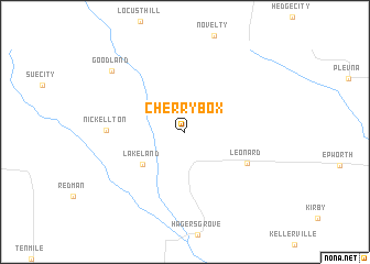 map of Cherry Box