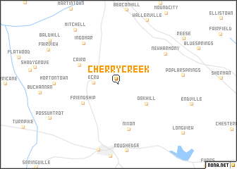 map of Cherry Creek