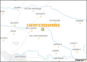 map of Cherry Crossroads