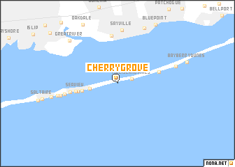 map of Cherry Grove