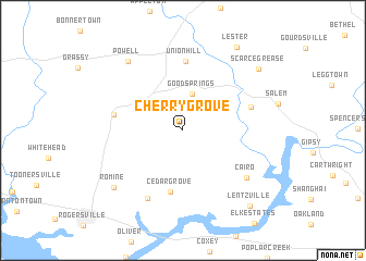 map of Cherry Grove