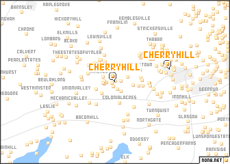 map of Cherry Hill