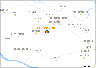 map of Cherry Hill