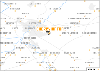 map of Cherry Hinton