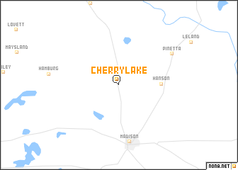 map of Cherry Lake