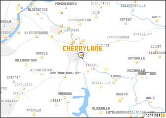 map of Cherry Lane