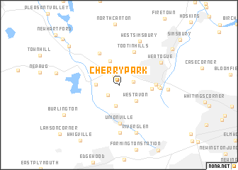 map of Cherry Park