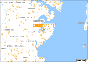 map of Cherry Point