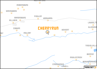 map of Cherry Run