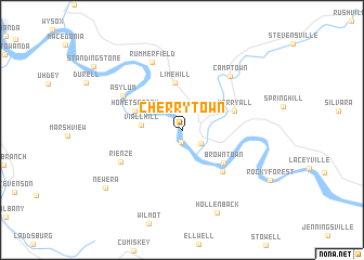 map of Cherrytown