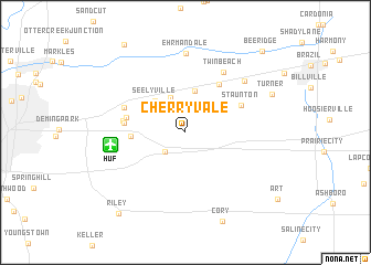 map of Cherryvale