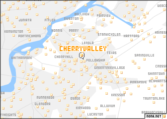 map of Cherry Valley