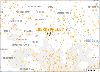 map of Cherry Valley