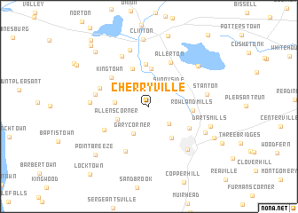 map of Cherryville
