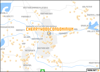 map of Cherrywood Condominium