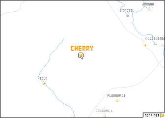 map of Cherry