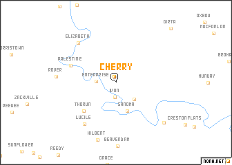 map of Cherry