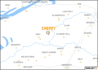 map of Cherry