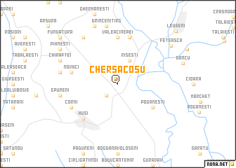 map of Chersăcosu