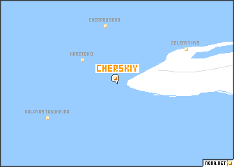 map of Cherskiy