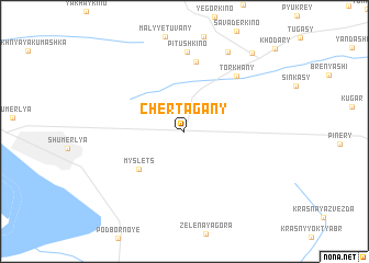 map of Chertagany