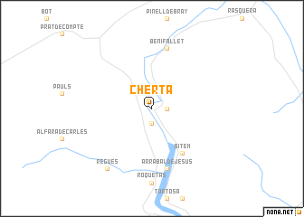 map of Cherta