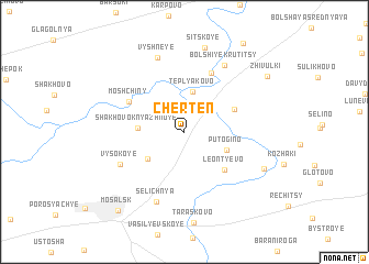 map of Cherten\