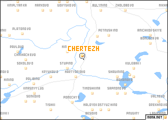 map of Chertëzh