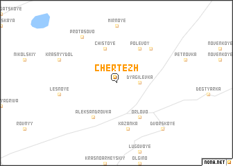 map of Chertezh