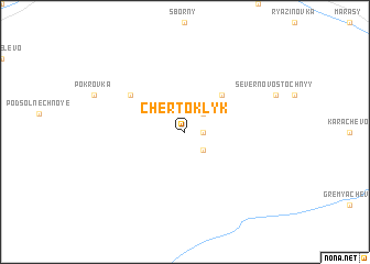 map of Chertoklyk