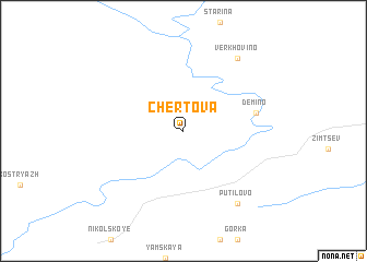 map of Chertova