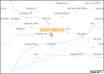 map of Chertovichi