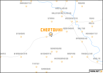 map of Chertoviki