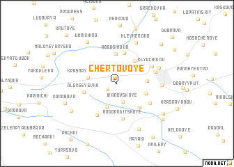 map of Chertovoye