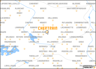 map of Chertrain