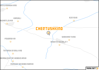 map of Chertushkino