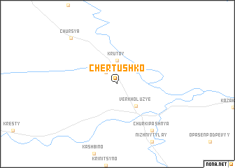 map of Chertushko