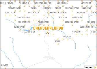 map of Chervena Lokva