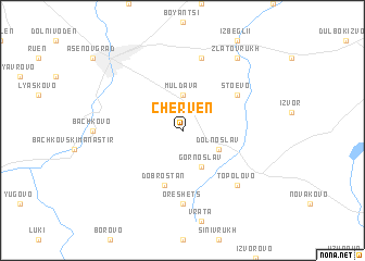 map of Cherven
