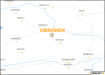 map of Chervishchi