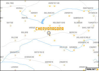 map of Chervona Gora