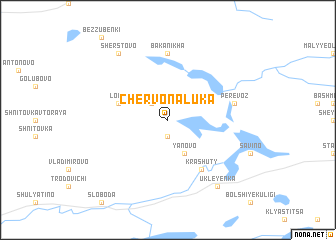 map of Chervona Luka